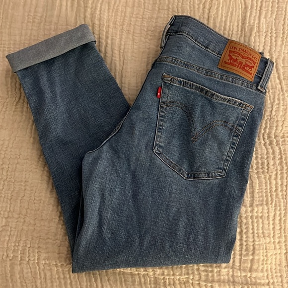 Levi’s Boyfriend Mid Rise Jeans in Lapis, size 29 - Picture 6 of 8